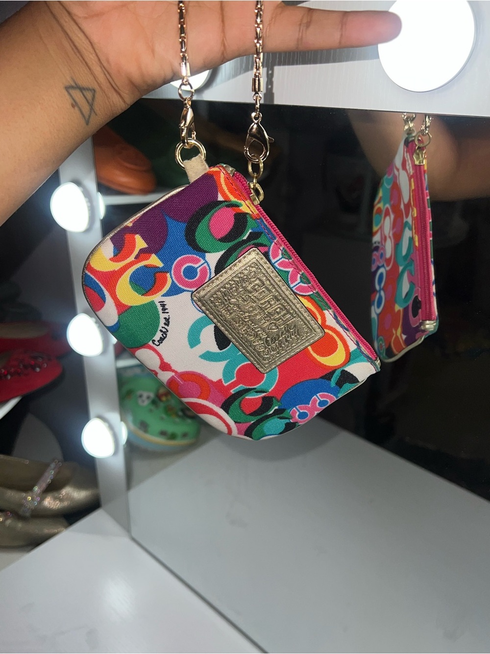 Coach Poppy Multi-ColorWristlet - Picture 8 of 9